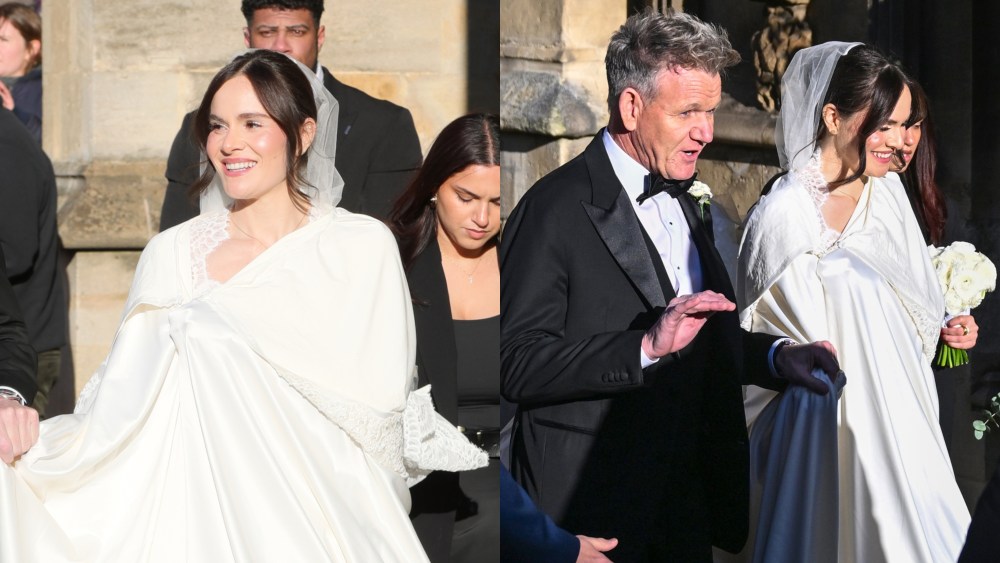 holly ramsay, adam peaty, gordon ramsay, wedding, wedding dress, marriage, england