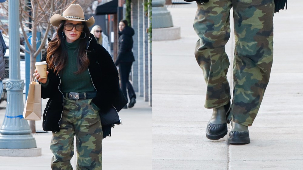 Kyle Richards’ Lug Sole Boots Were a Practical Choice for Aspen