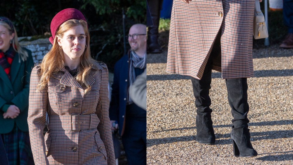 Princess Beatrice Dons Trendy Slouchy Knee-high Boots for Christmas
