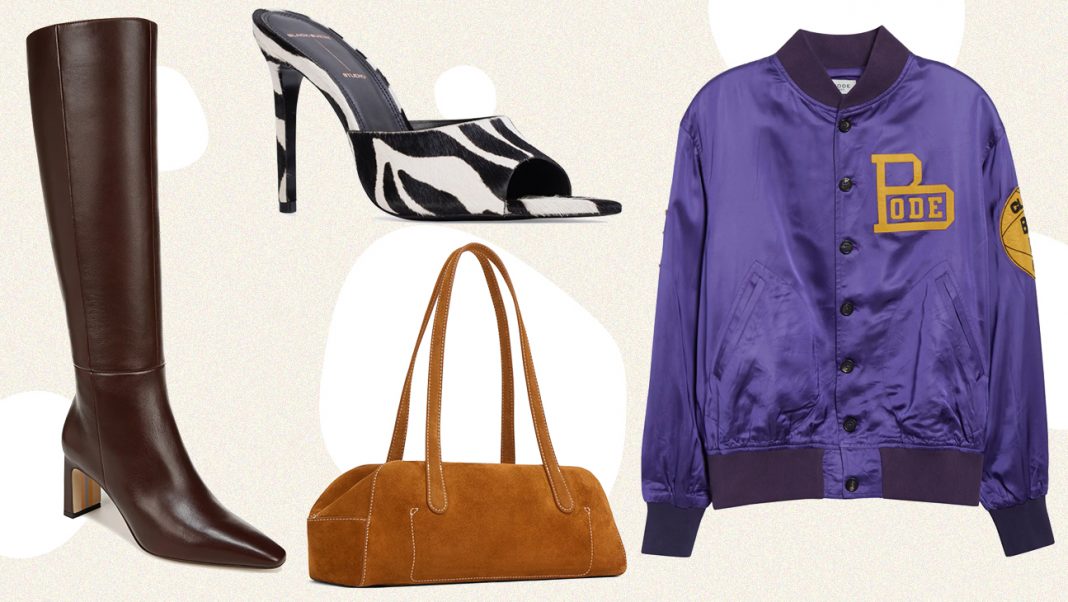 Best Deals on Bags, Boots, More Mansur Gavriel Helios Suede Shoulder Bag