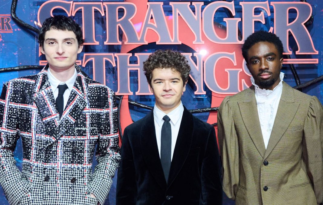 Finn Wolfhard’s ‘SNL’ monologue crashed by ‘Stranger Things’ costars Caleb McLaughlin and Gaten Matarazzo