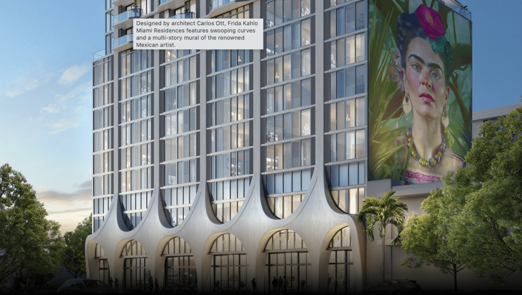 Frida Kahlo-branded luxury apartments go up for sale in Miami