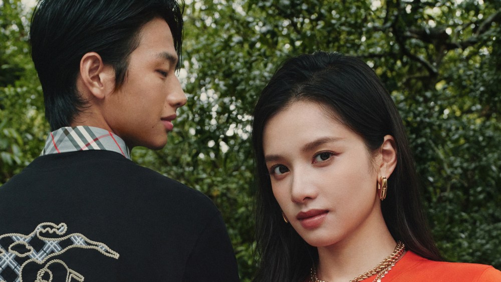 An image from Burberry's campaign for Qixi Festival, or Chinese Valentine's Day.