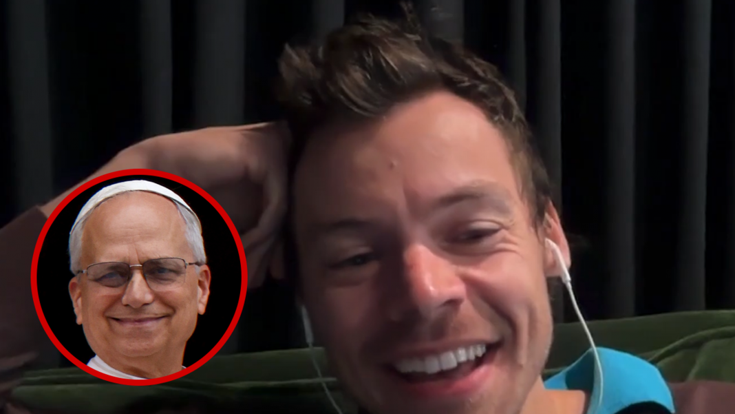 Harry Styles Was at Pope Unveiling Because He Was Getting a Haircut Nearby