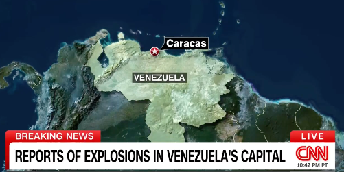 How News Networks Covered the Military Action in Venezuela