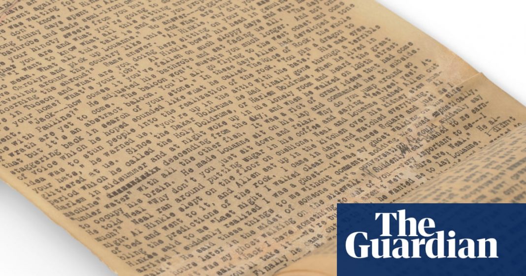 Jack Kerouac’s 37 metre-long, first draft scroll of On the Road to be auctioned | Books