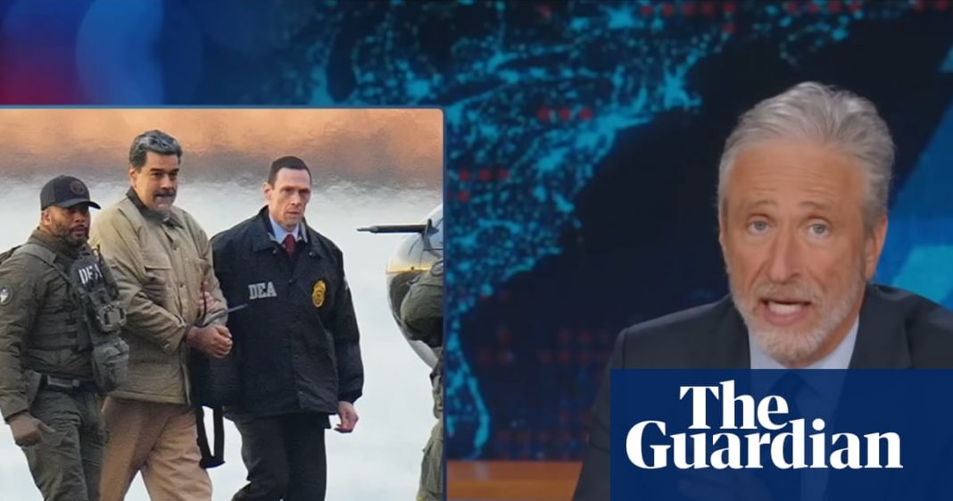 Jon Stewart on Trump’s military intervention in Venezuela: ‘This is all exhausting’ | Late-night TV roundup