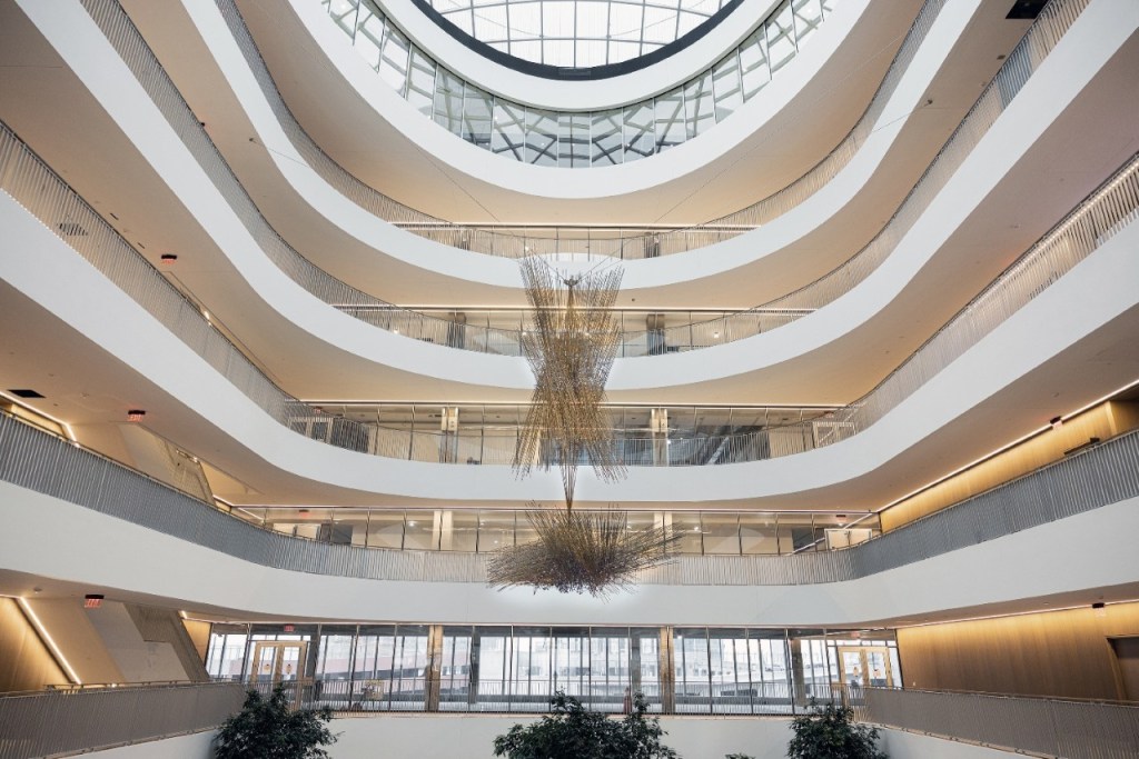 Long-lost Bertoia Sculpture Is Installed in GM’s Global Headquarters