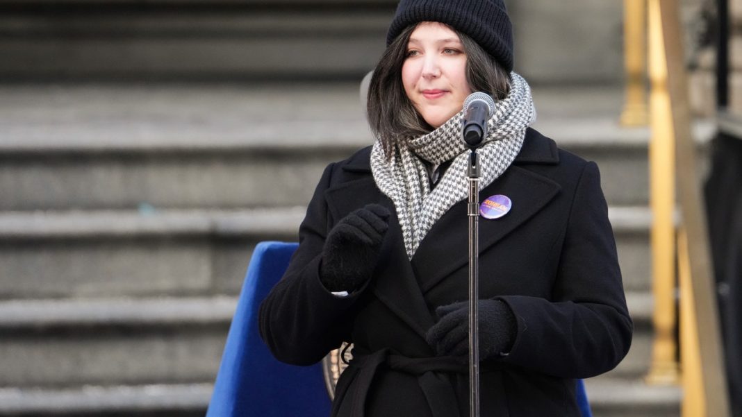 Lucy Dacus Sings 'Bread and Roses' at Zohran Mamdani's Inauguration