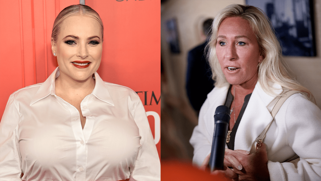 Meghan McCain Claims Marjorie Taylor Greene Is Auditioning for The Meghan McCain and Marjorie Taylor Greene