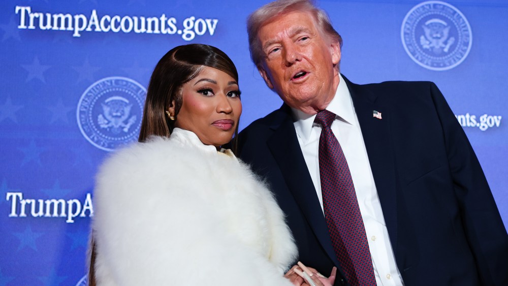 Nicki Minaj Holds Donald Trump’s Hand, Declares Herself His ‘No. 1 Fan’