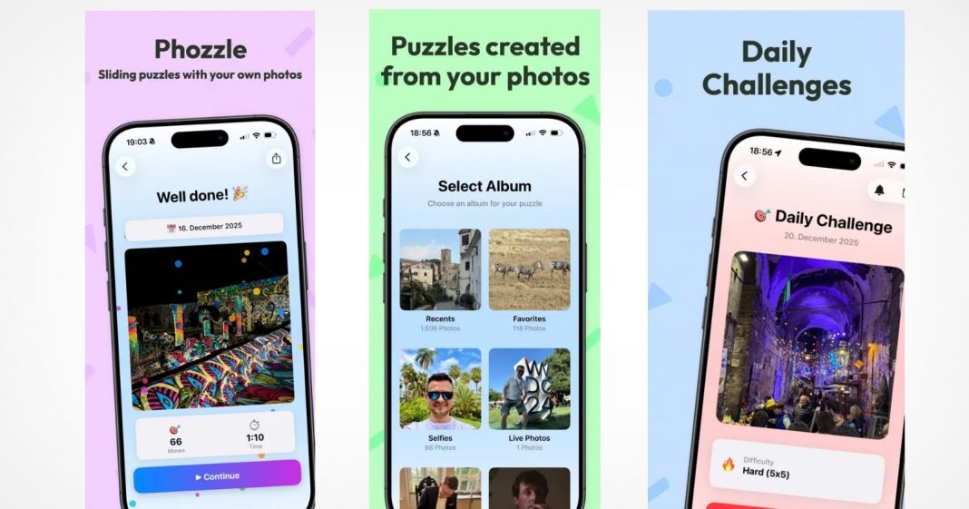Phozzle App Turns Your Old iPhone Photos into Daily Puzzles