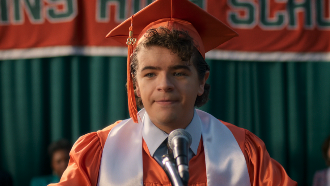 Stranger Things Fans Thought The Body Count Would Be High Gaten Matarazzo's Dustin doing his Valedictorian speech in Stranger Things series finale