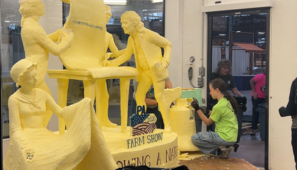 What Happened to This 1,000-Pound Butter Sculpture After the Crowds Melted Away?