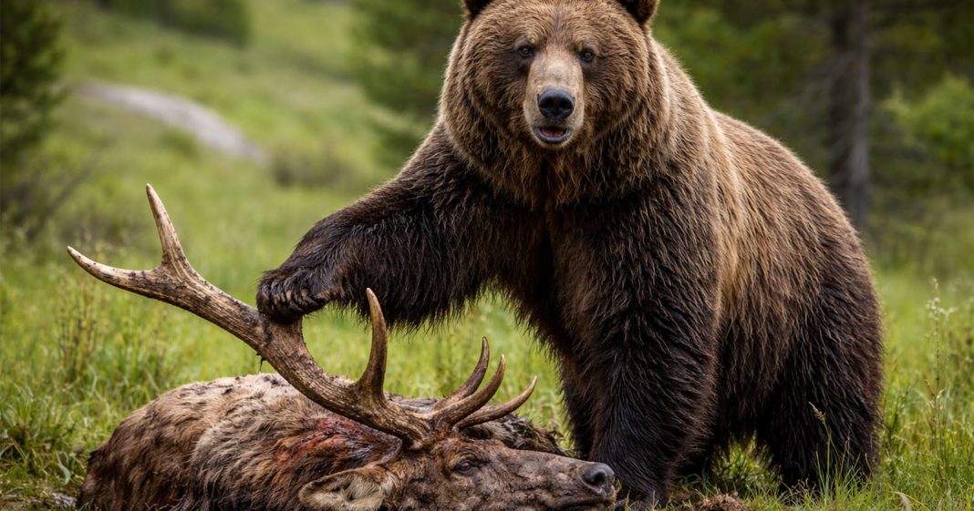 Wildlife Magazine Comes Close to Publishing AI Image of Bear and Elk