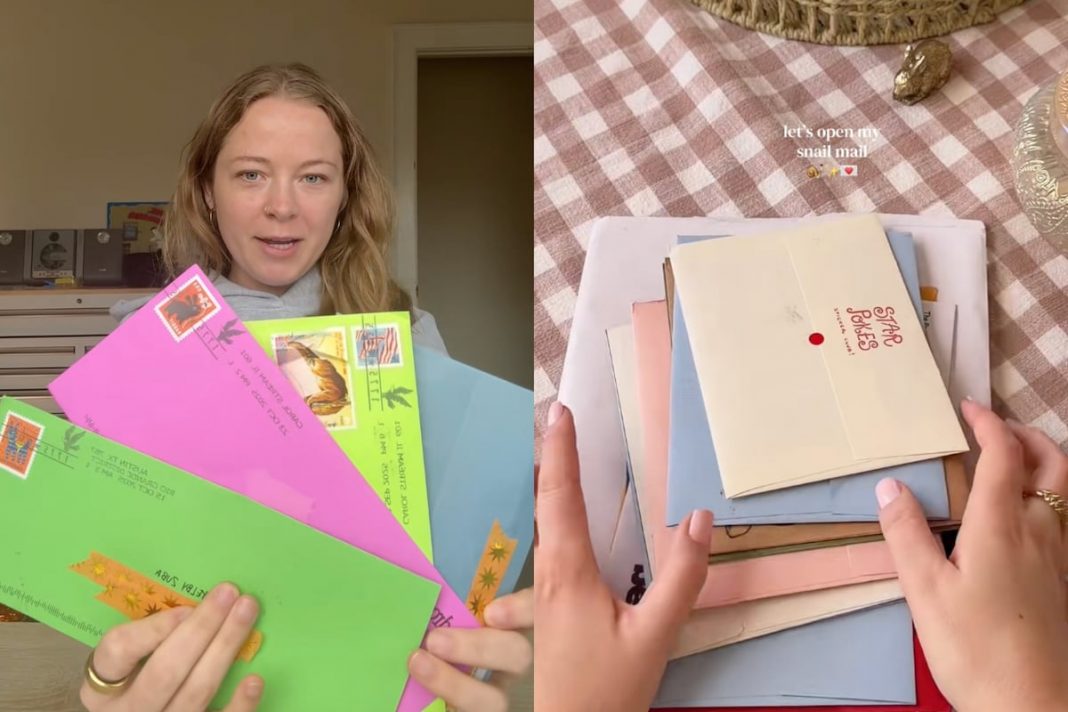 Young people are leading a snail mail revival