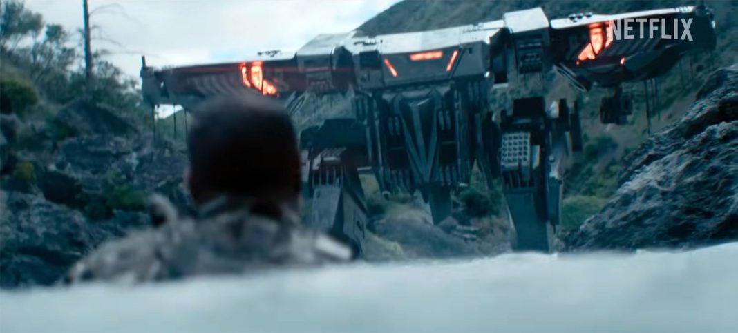 Alan Ritchson Fights Alien Mech in 'War Machine' Sci-Fi Action Trailer