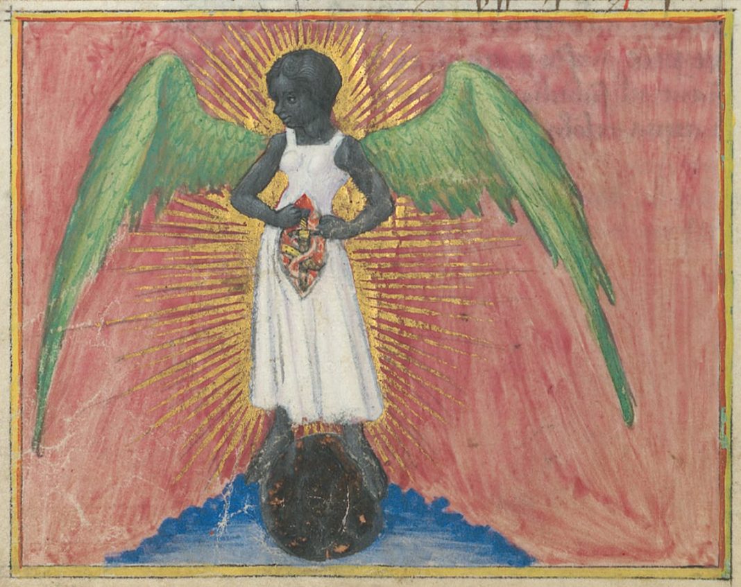 All About Love From a Black Medieval Angel