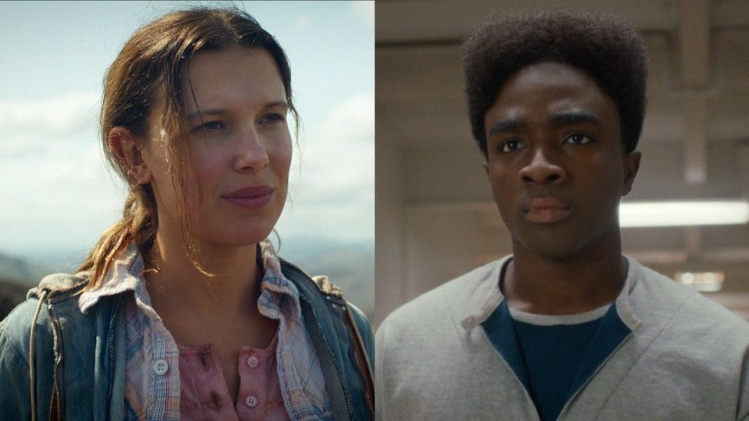 I Completely Agree With Stranger Things Star Caleb McLaughlin’s Take From left to right: Eleven at the end of Stranger Things and Lucas in Season 5.