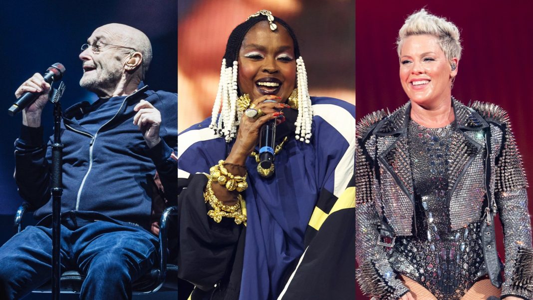 Phil Collins, Lauryn Hill, Pink Nominated