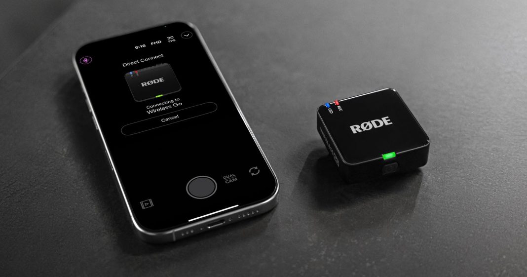 Rode’s Wireless Go and Wireless Pro Can Now Connect to iPhone Directly