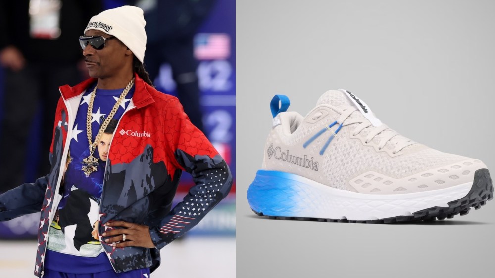 Snoop Dogg Dons Columbia Sneakers at 2026 Winter Olympics