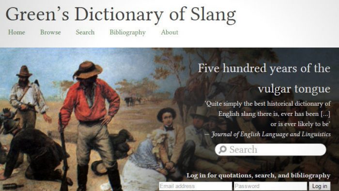 The Largest Historical Dictionary of English Slang Now Free Online: Covers 500 Years of the “Vulgar Tongue”