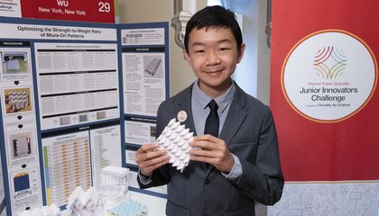 This 14-Year-Old Is Using Origami to Design Emergency Shelters That Are Sturdy, Cost-Efficient and Easy to Deploy