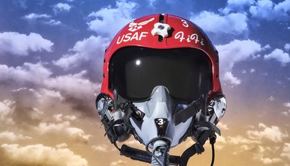 This Helmet Kept an Air Force Pilot Safe as She Was Soaring Through the Glass Ceiling