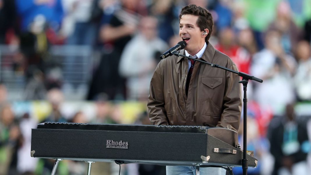Watch Charlie Puth Sing the National Anthem at Super Bowl LX