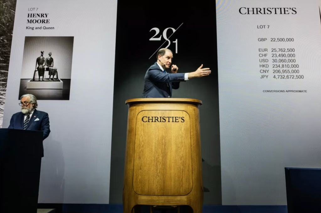 Christie's Takes $265 M. from Modern and Contemporary Sale in London