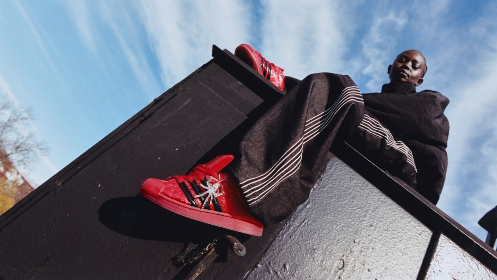 A still from Adidas's recent collaboration with US brand, SP5DER, on their Superstar shoe.