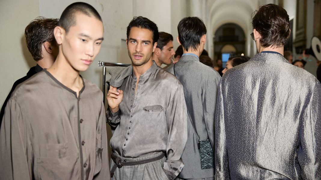 Giorgio Armani's fashion week transition and succession plans Giorgio Armani models at fashion week