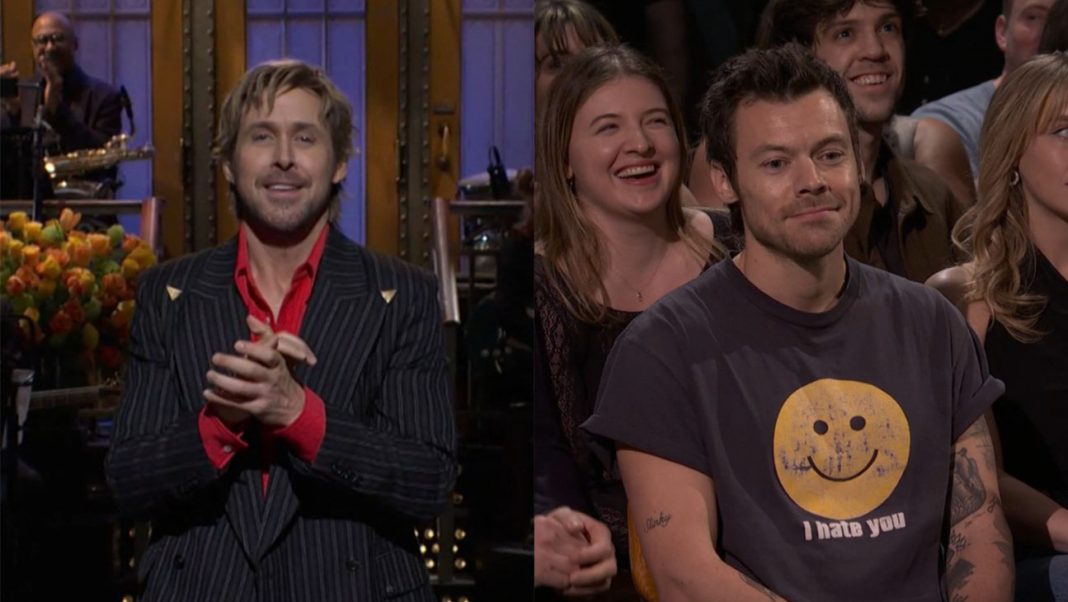 Ryan Gosling and Harry Styles on 'Saturday Night Live.'