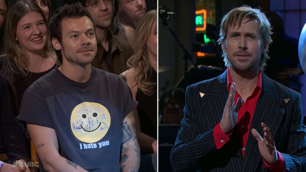 Harry Styles Upstages Ryan Gosling's 'SNL' Opening Monologue