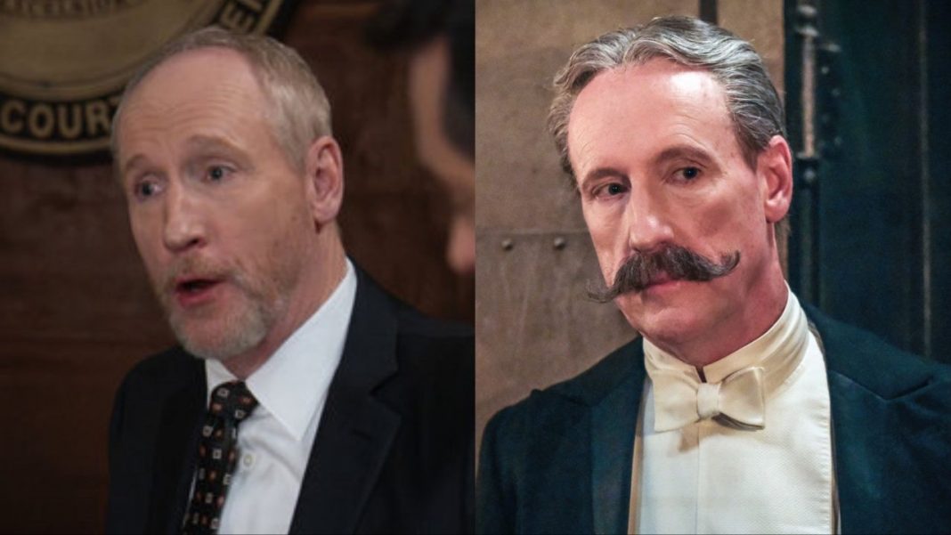 Matt Walsh as a defense attorney on Law &amp; Order and Matt Walsh as Elias Woodstone on Ghosts