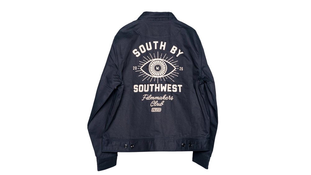 The Filmmakers jacket by Unless Collective for South by Southwest.