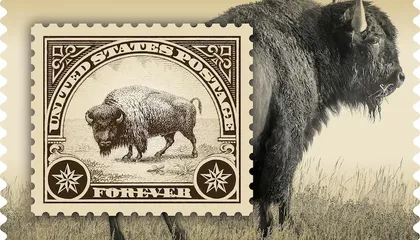 See the New U.S. Postage Stamp Honoring the Bison, America's National Mammal