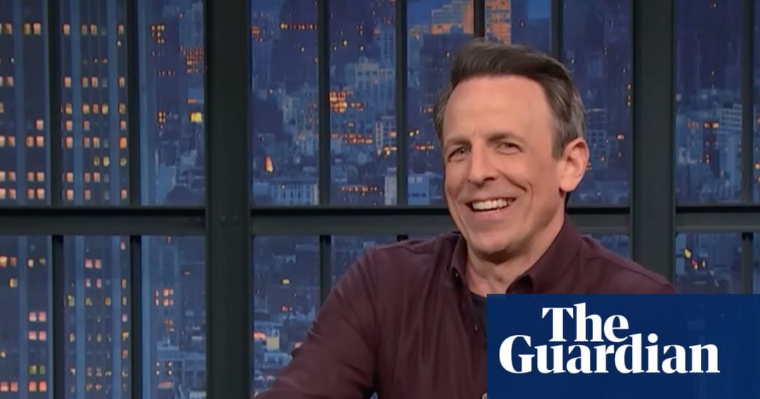 Seth Meyers on Trump spilling military secrets: ‘He’s so excited to bomb people, he can’t help himself’ | Late-night TV roundup